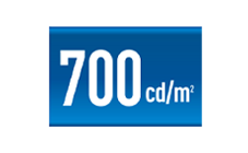 700 cd/m<sup>2</sup>