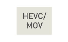 HEVC/MOVコーデック記録　