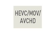 HEVC/MOV/AVCHDコーデック記録