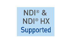 NDI<sup>®</sup>, NDI<sup>®</sup>|HXオプション対応